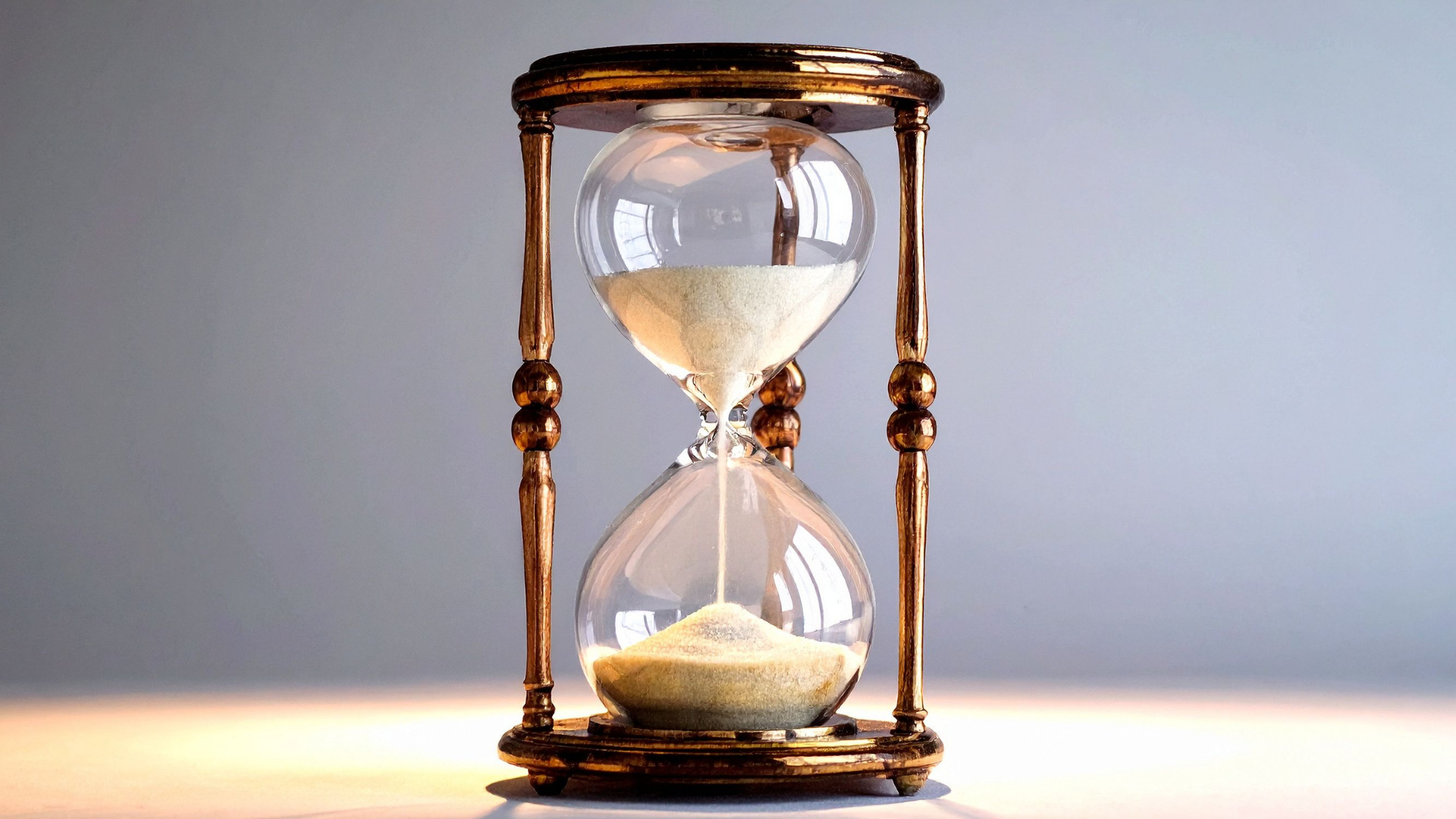 Sablier illustrant le temps restant pour utiliser ses droits à la formation